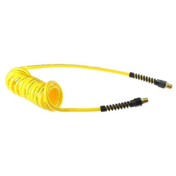 Flexcoil 1/4 ID x 15 ft 3/8 MPT Rigid Yellow